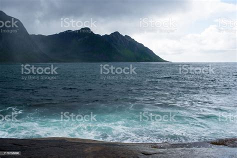 Beautiful Nature Landscape In North Scenic Outdoors View Ocean With