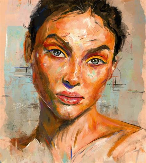 Portrait Painting By Ahmed Karam Saatchi Art