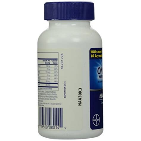 Click here for more infoa complete multivitamin specially formulated for the leading health concerns of men. One-A-Day Multivitamin, Men's Health Formula Tablets,