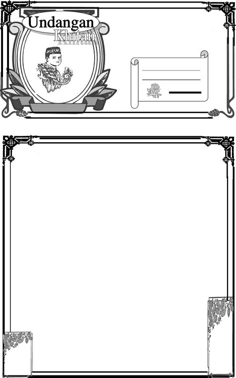 Gratis template desain undangan walimah, template ini tersedia dalam format microsoft word jadi hanya bisa di buka dan di print dengan aplikasi tersebut. Bingkai Undangan Walimah - Gambaran