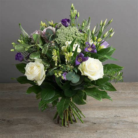 Lilac Fresh Flower Fields Bouquet By The Flower Studio