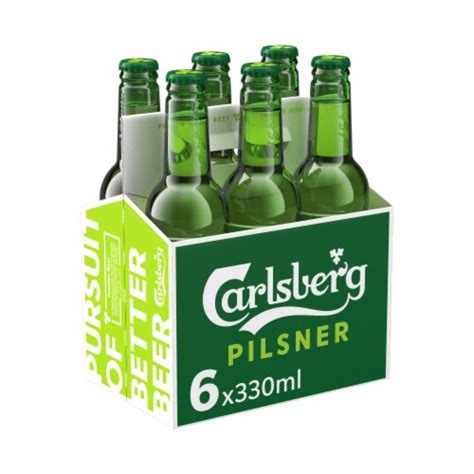 Carlsberg Beer 6 Bottles 12 Fl Oz Qfc