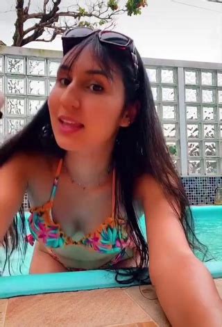 Hot Cinthia Rodrigues Shows Cleavage In Floral Bikini At The Pool Sexyfilter Com