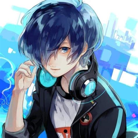 First Digital Art Anime Boy With Headphones Anime Anime Boy