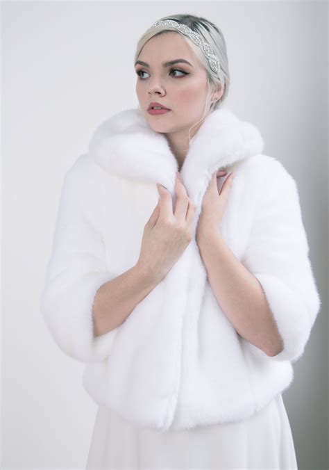 Pure White Faux Fur Sable Coat Bd166 White Faux Fur Sable Coat
