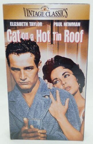 New Listing Cat On A Hot Tin Roof Vhs 1958 New And Sealed Starring Paul Newman And Elizabeth