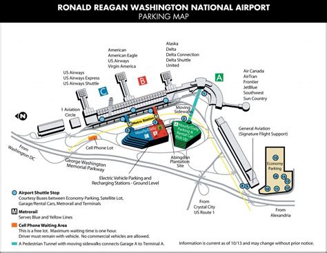 Dca Airport Map Washington Dca Airport Map District Of Columbia Usa
