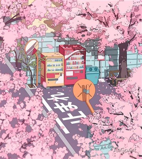 Sakura Trees Anime Aesthetic 367 Images About Cherry Blossom On We