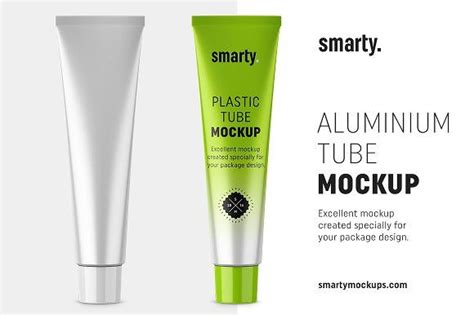 Download Aluminium tube mockup | Pencil illustration, Business card logo, Mockup design