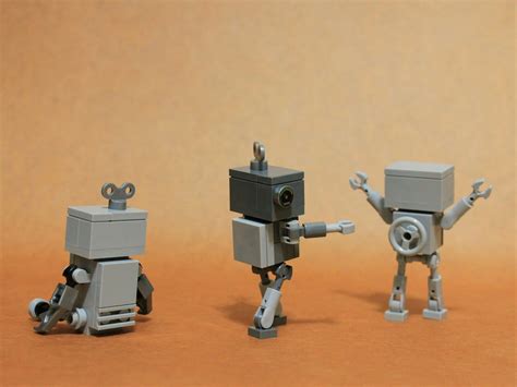 Mini Robos Lego Robot Cool Lego Custom Lego