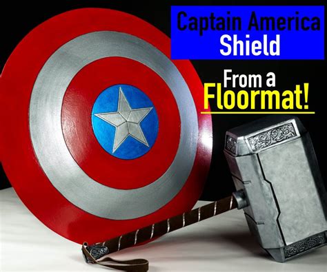 How To Make A Captain America Shield From Foam 16 Steps With Pictures