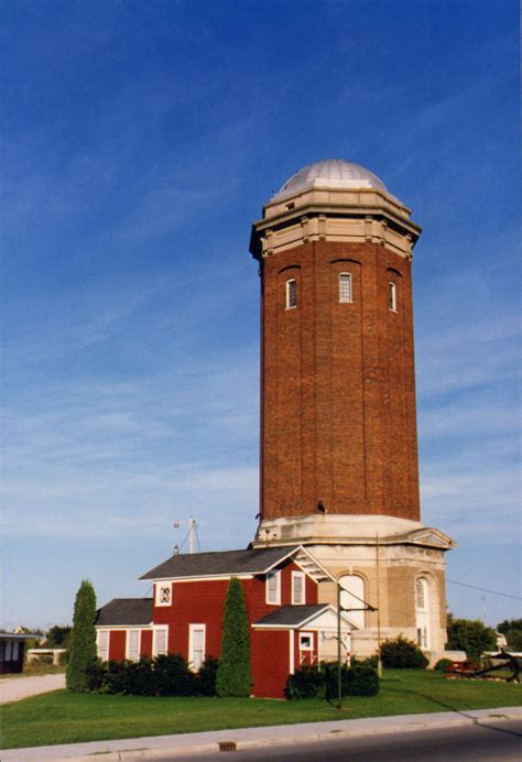 The Manistique Watertower A 200000 Gallon Capacity Water Tower Is A