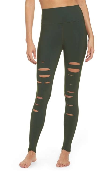 Skin Baring Rips At The Front Update Soft And Stretchy Workout Leggings That Feature Smooth