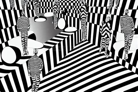 A Mind Bending Optical Illusions A Generative Ai Masterpiece Stock