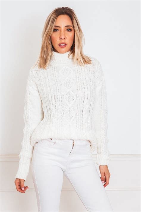 cableknit turtleneck sweater white sweaters white sweaters turtle neck