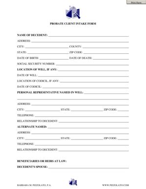 Legal Client Intake Form Template : client intake form template 11 Lessons That Will Teach You