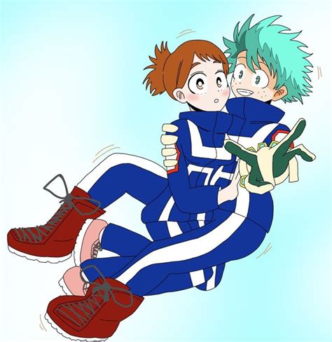 Izuku X Ochako Personajes De Anime Imagenes De Parejas Anime