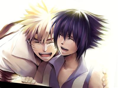 Uchiha Sasuke Young Naruto Shippuden Smiling Artwork