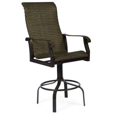 Cortland Woven Swivel Bar Stool