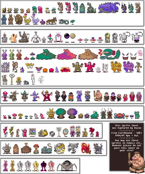 Earthbound Sprites