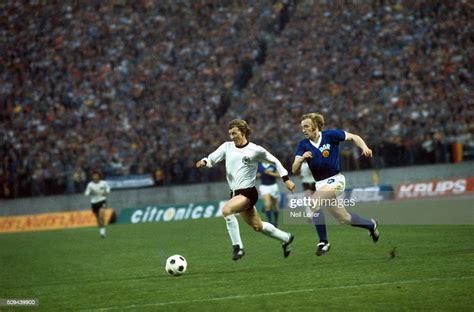 West Germany Jurgen Grabowski In Action Vs East Germany During Group
