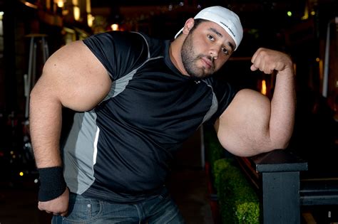 Moustafa Ismail 24 Who Has The Largest Biceps In The World