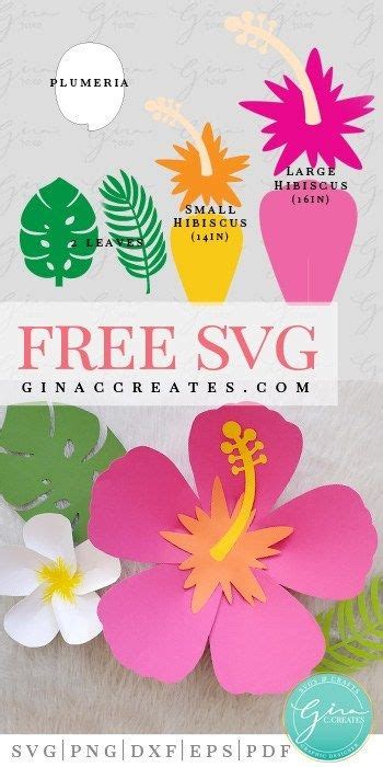 Free Free 93 Cricut Hawaiian Flower Svg Free SVG PNG EPS DXF File