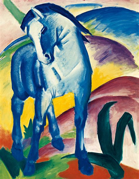 Blaues Pferd I Von Franz Marc Wandbilder Von Pgm Art World