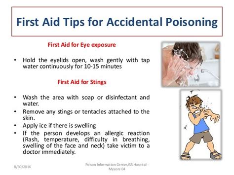 First Aid Measures In Poisoning