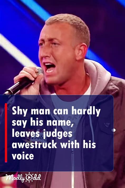 Shy Man Can Hardly Say His Name Leaves Judges Awestruck With His Voice Xfactor Xfactoruk