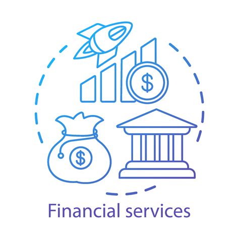 Financial Services Concept Icon Finance Industry Administration Of