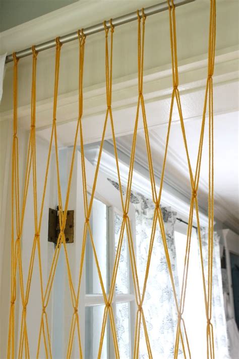 Maybe you would like to learn more about one of these? Easy Macrame Bead Curtain Using Yarn | Beaded curtains, Hanging door beads, Door curtains diy