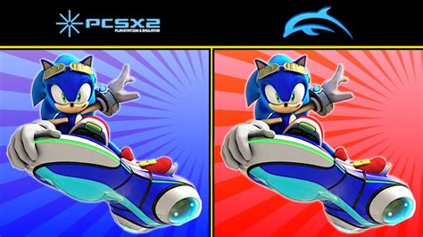 Sonic Riders Zero Gravity Pcsx2 Vs Dolphin Comparison Ps2 Wii Youtube
