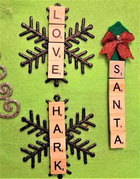 Scrabble Tile And Dollar Tree Ornaments My Frugal Christmas