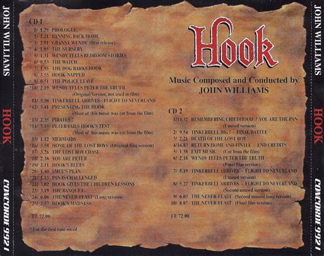 Release Hook Complete Original Motion Picture Soundtrack By John