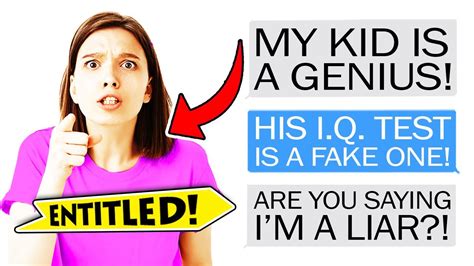 R EntitledParents Entitled Mom FAKES Kid S IQ Test YouTube