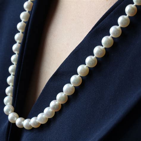 Collier Perles De Culture Choker Bijoux Anciens Perle Bijouxbaume