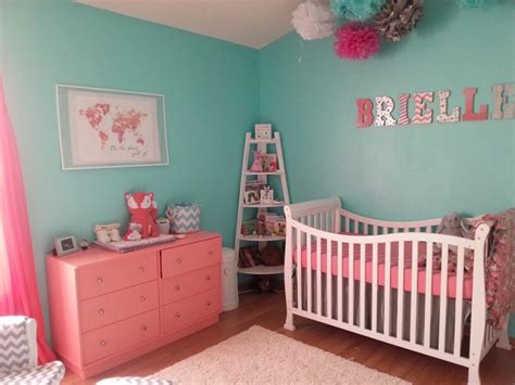 We did not find results for: Coral pink and teal nursery with splashes of navy blue ...