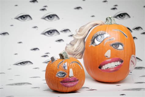 Funny No Carve Halloween Pumpkin Decorating Ideas