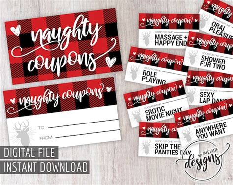 Sexy Naughty Coupons Christmas Gift Love Sex Coupons Gifts For Him