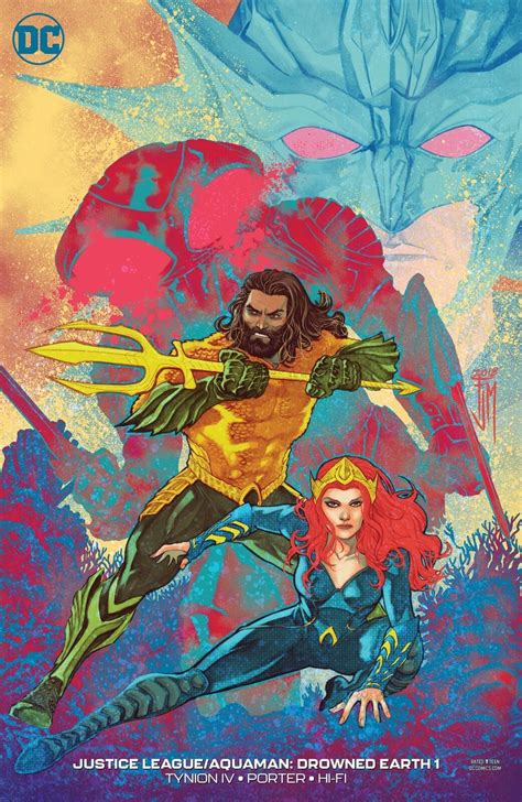Justice League Aquaman Drowned Earth 1 Var Ed Comic Books Modern Age Dc Comics Justice