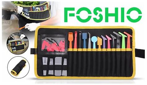 Foshio Car Vinyl Wrapping Tool Kit Tint Tool 18pcs In 1 Magnetic Pro