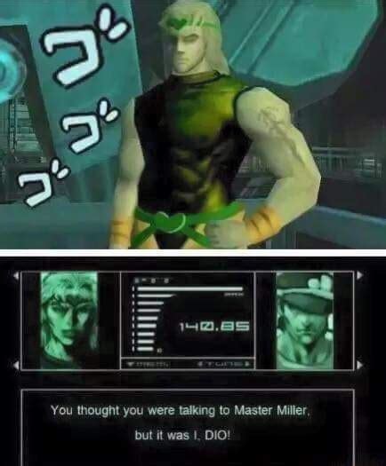 Metal Gear It Was Me Dio Know Your Meme
