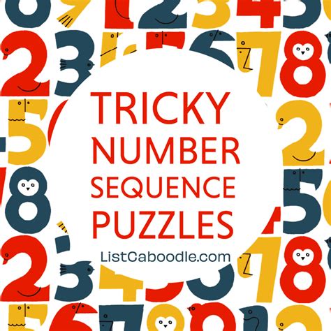 Tricky Number Sequence Puzzles For Kids Listcaboodle