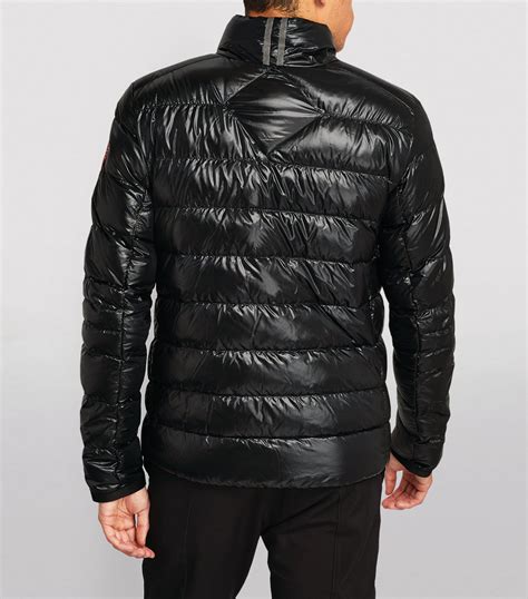 mens canada goose black crofton jacket harrods uk