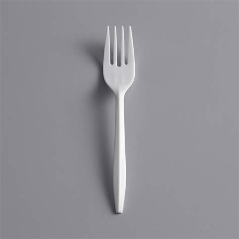 Bulk Plastic Forks 1000case Medium Weight White