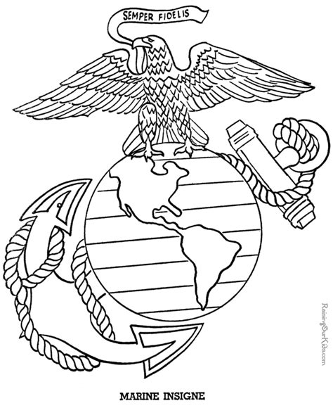 These color patriotic symbols are great activities for both the classroom and home. Coloring pages, military! Oo-rah! | Marine Corps things ...
