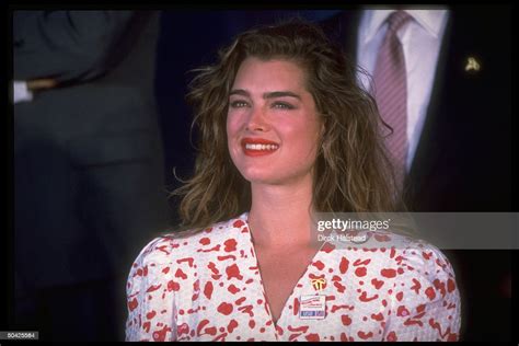 Actress Brooke Shields During Taping Of Uso 50th Anniv Tv Special