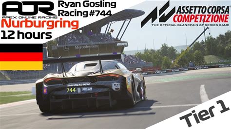 Hours Of Nurburgring Aor Tier Assetto Corsa Competizione