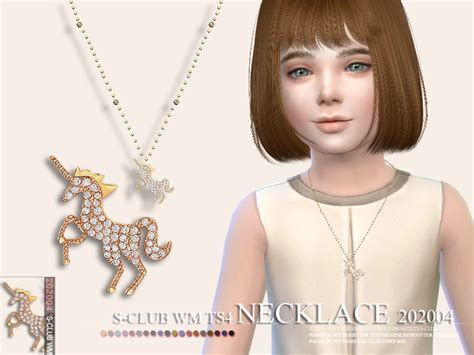The Sims Resource S Club Ts4 Wm Necklace 202004
